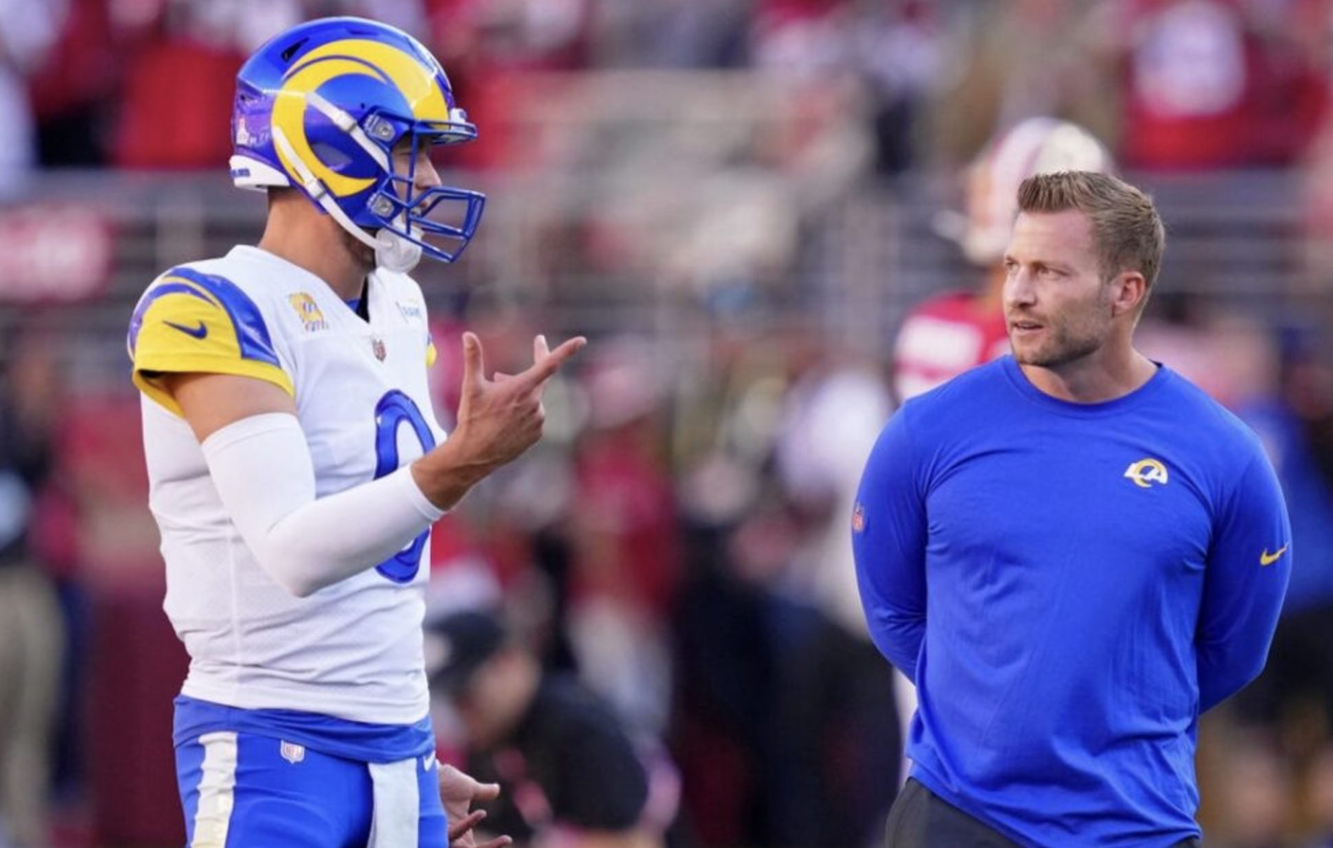 Sean McVay, Matthew Stafford